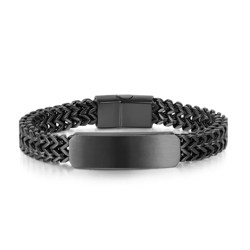 Cuban Chain Metal Bracelet - Image 3