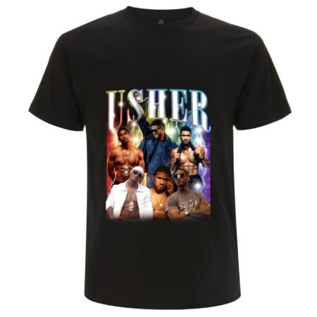 Usher Past Black T-Shirt
