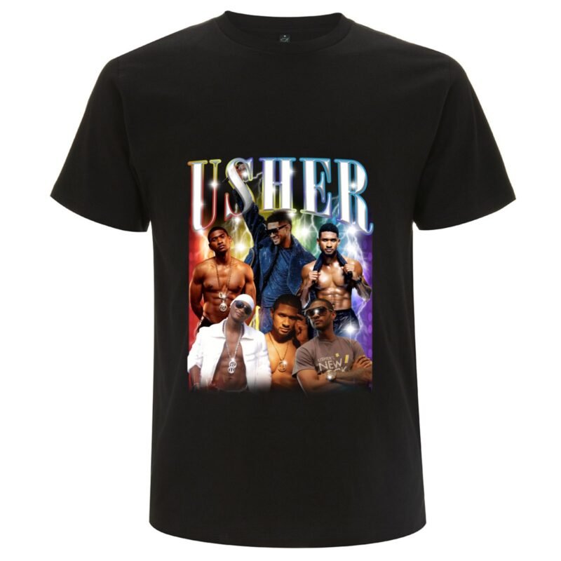 Usher Past Black T-Shirt