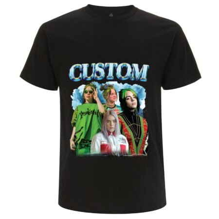 Billie eilish Black T-Shirt Design 1