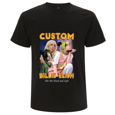 Billie eilish Black T-Shirt Design 2