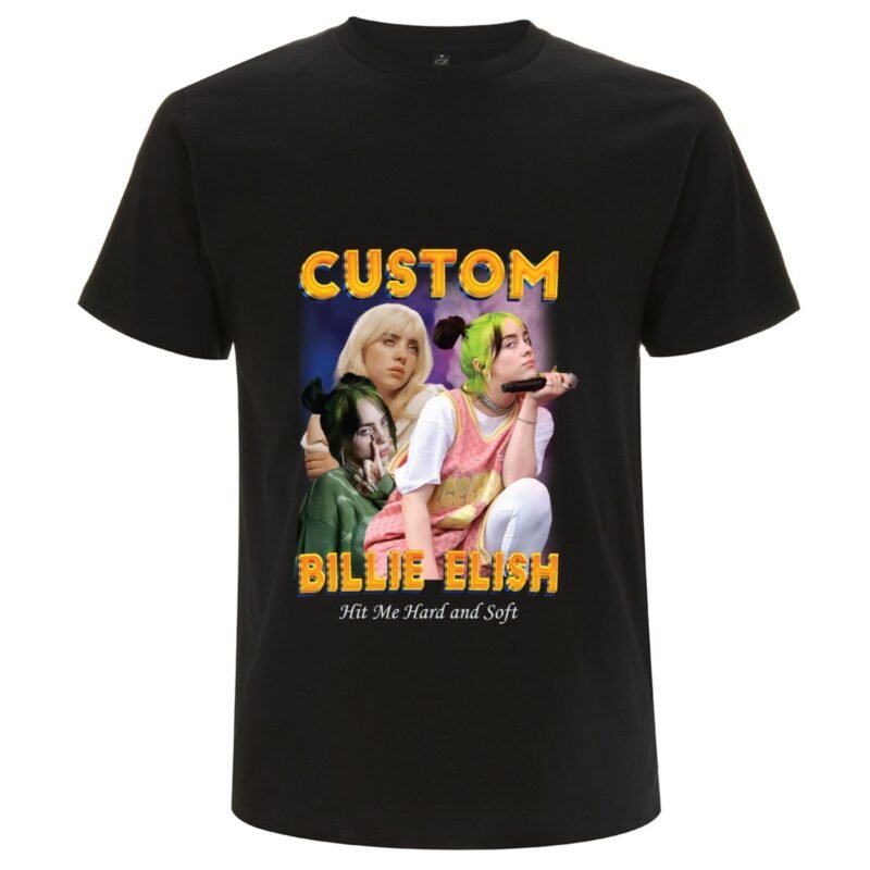 Billie eilish Black T-Shirt Design 2