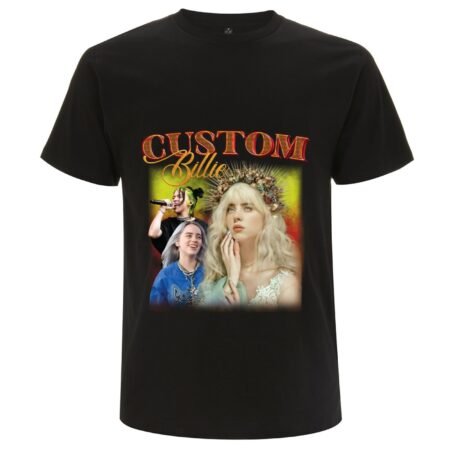 Billie eilish Black T-Shirt Design 3