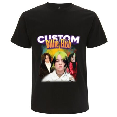 Billie eilish Black T-Shirt Design 4