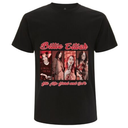 Billie eilish Black T-Shirt Design 6