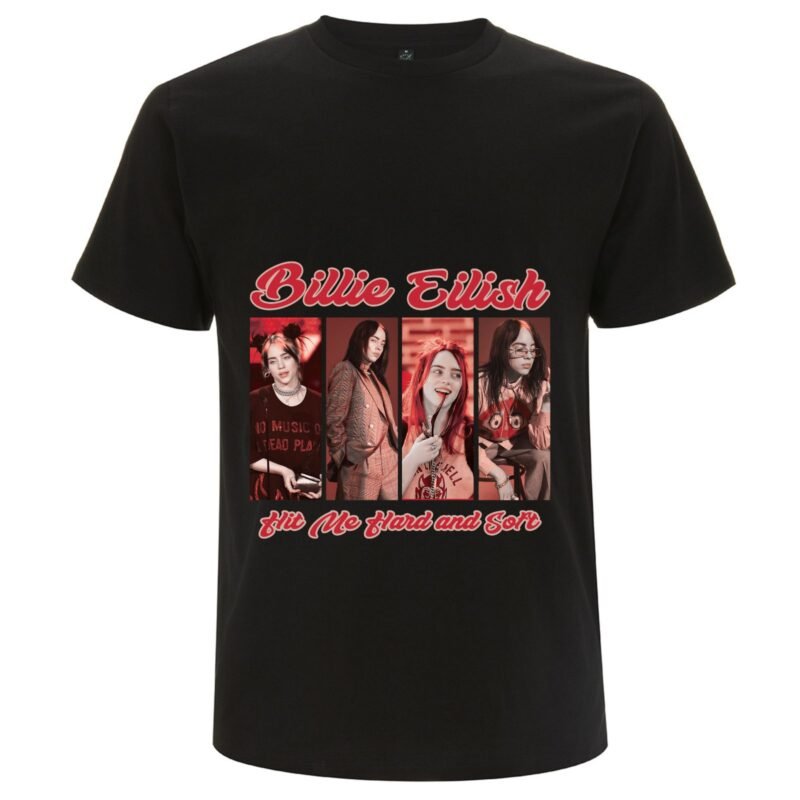 Billie eilish Black T-Shirt Design 6