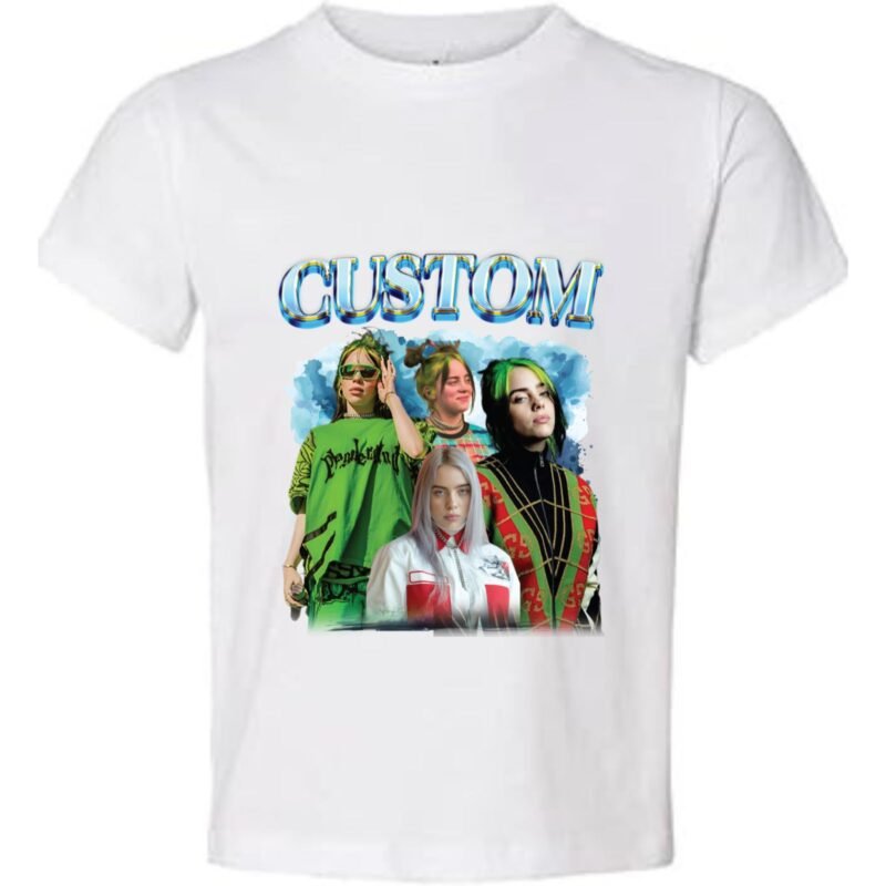 Billie eilish White T-Shirt Design 1