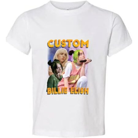 Billie eilish White T-Shirt Design 2