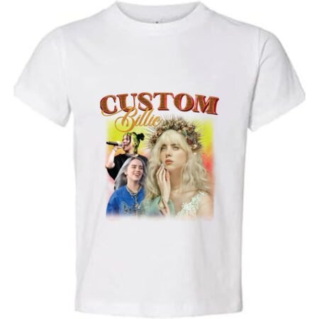 Billie eilish White T-Shirt Design 3