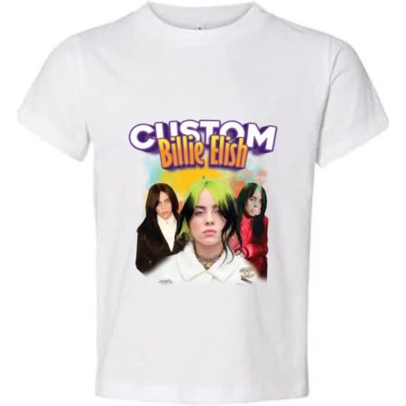 Billie eilish White T-Shirt Design 4