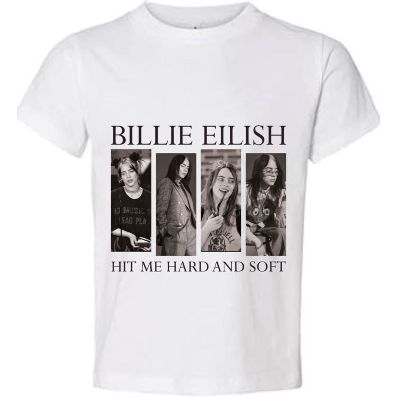 Billie eilish White T-Shirt Design 5