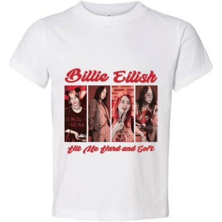 Billie eilish White T-Shirt Design 6