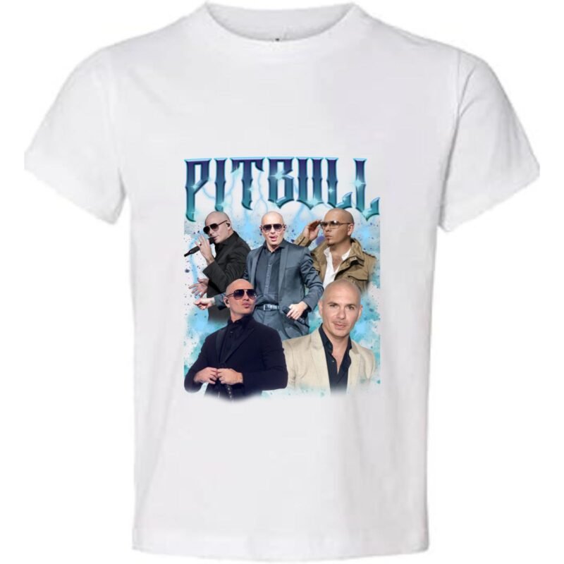 Mr. Worldwide Pitbull White T-Shirt