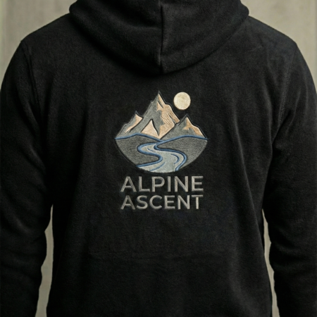 embroidered hoodie back